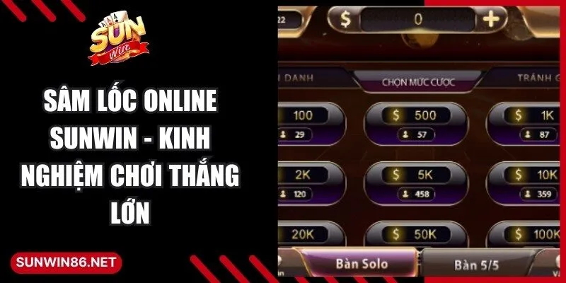 Sâm lốc online Sunwin