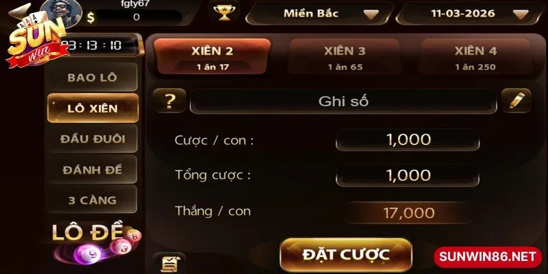 Xổ Số 3 Miền Sunwin - Trò Chơi Dự Đoán Kết Quả Hấp Dẫn 3 Sunwin Chọn các phương án khác nhau tùy theo quy định của trò chơi